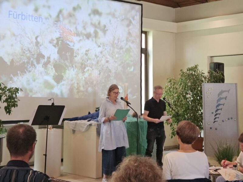 Elfi Maurer und Markus Müller beim Godi Das blaue Wunder am 31.8.2025