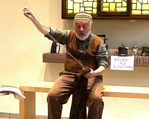 Peter Sorg als tapferes Schneiderlein