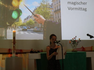 Franzi als Textkünstlerin